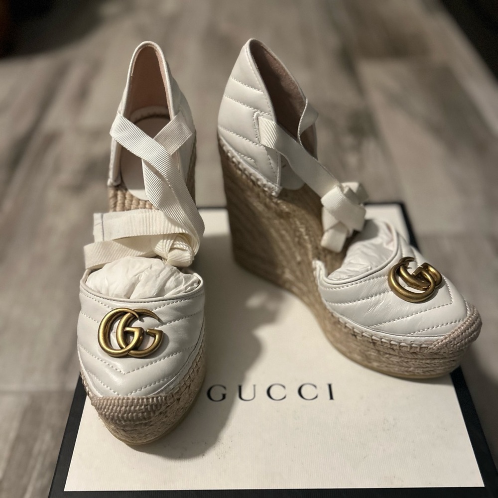 Gucci Espadrille Wedges